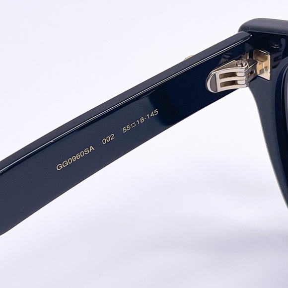 NEW GUCCI GG0960SA 002 BLACK WOMEN’S SUNGLASSES GUCCI - Picture 12 of 14